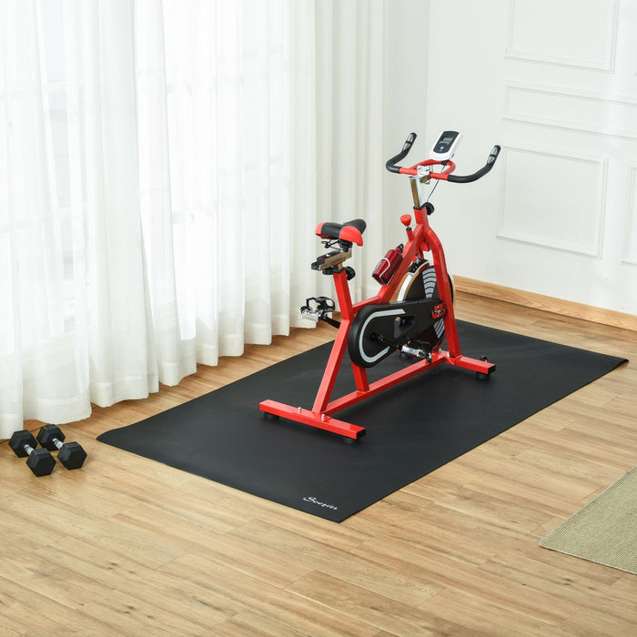 Soozier Multi-purpose Exercise Equipment Mat, Non-slip Treadmill Exercise Bike Floor Protection Mat,
