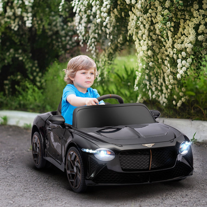 Aosom 12v Electric Powered Ride-On Car With Butterfly Doors, 3.1 Mph Kids Ride-on Toy For Boys And G