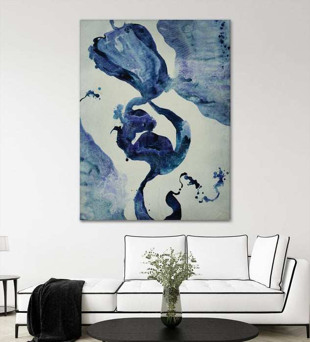 \"Inky Waters Iii\" Giant Art 72x54 Wall Art