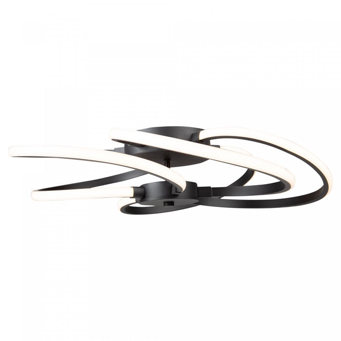Equinox 30 W LED Black Flush Mount 
