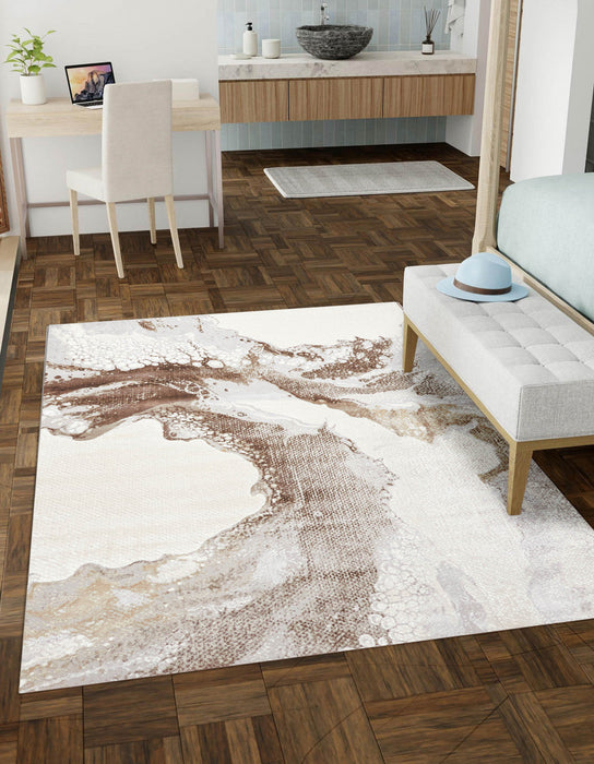 Bloom Tan Rug 5'0\" x 8'0\" 