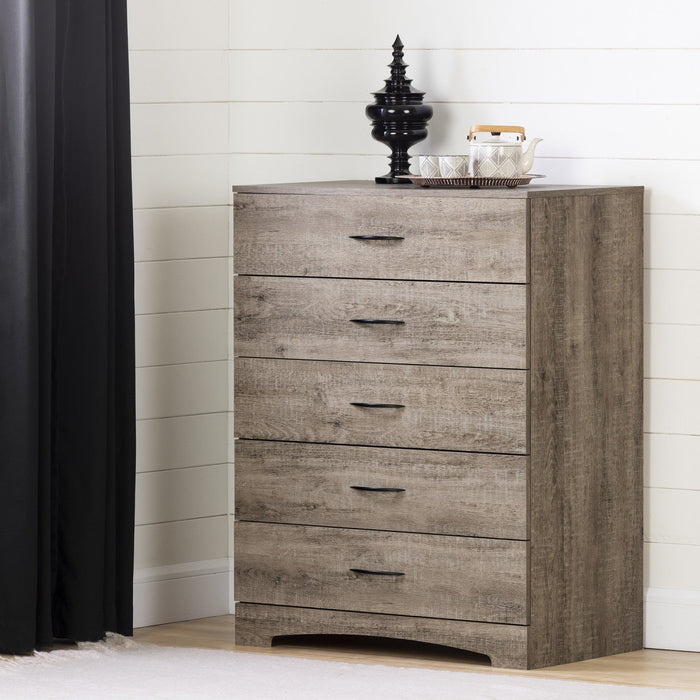Step One 5-drawer Chest - Weathered Oak  