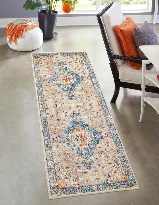 Daria Grey Rug 2'8\" x 8'2\" 