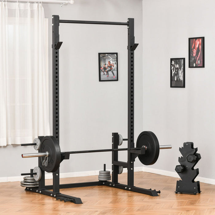 Soozier Heavy Duty Multi-function Power Tower Exercise Workout Station Strength Training W/ Stand Ro