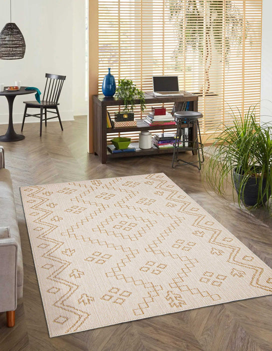 Panacea Taupe Area Rug - 6'3\" x 9'3\"