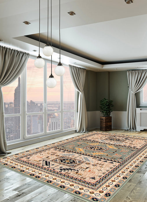 Quincy Teal Area Rug - 7'10\" x 10'2\"