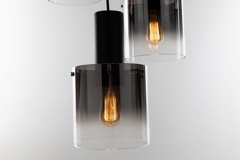 Henley 3-Light Black Chandelier 