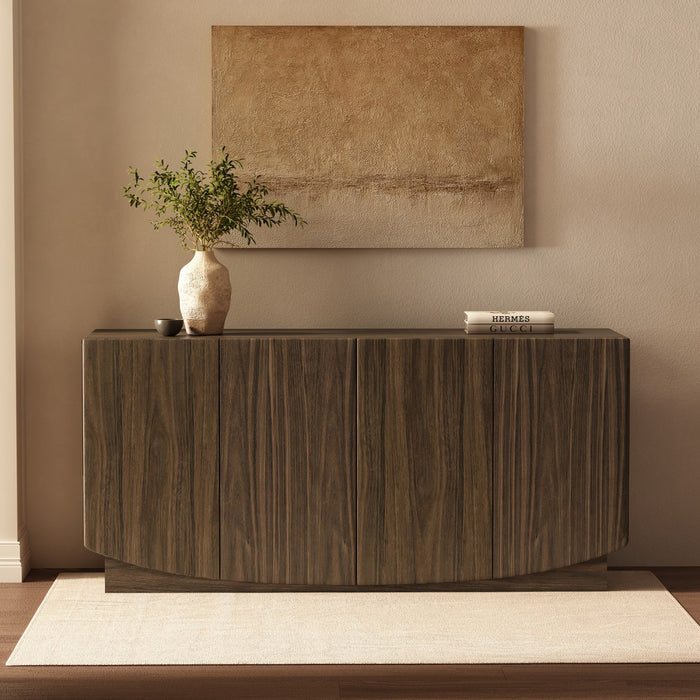 Ardea Contemporary 60\" Sideboard in Walnut Buffet 