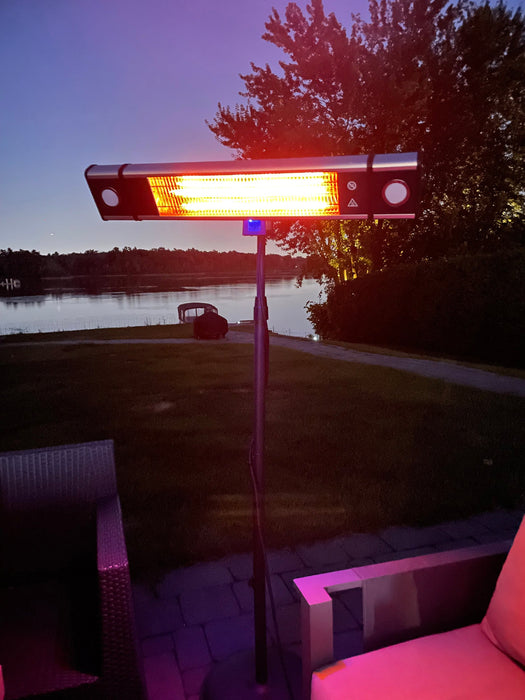 Energ+ Infrared Electric LED Patio Heater - HEA-218CSLR