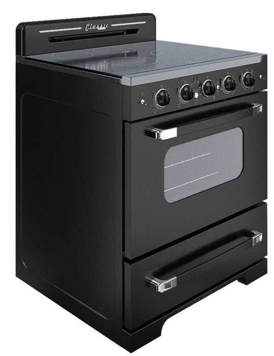 Classic Retro By Unique 30-Inch Convection Electric Range - UGP-30CR EC B 