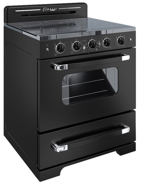 Classic Retro By Unique 30-Inch Convection Electric Range - UGP-30CR EC B 