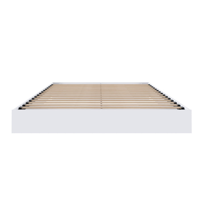 Nordika Full Platform Bed - White 