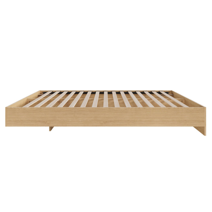 Nordika Full Platform Bed - Natural Maple 
