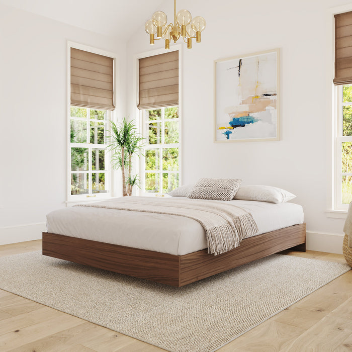 Nordika Full Platform Bed - Walnut 
