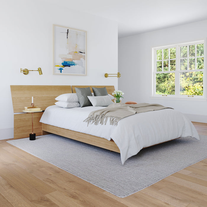 Nordika Queen Panoramic Panel Headboard - Natural Maple 
