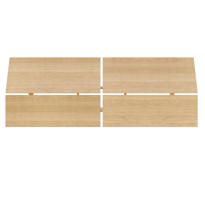 Nordika Queen Panoramic Panel Headboard - Natural Maple 
