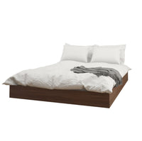 Nordika Queen Platform Bed - Walnut 