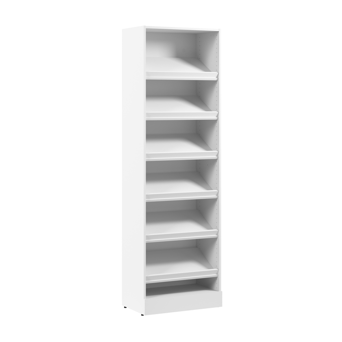 Bestar Florence 25\" Modular Shoe Shelf Closet System - White