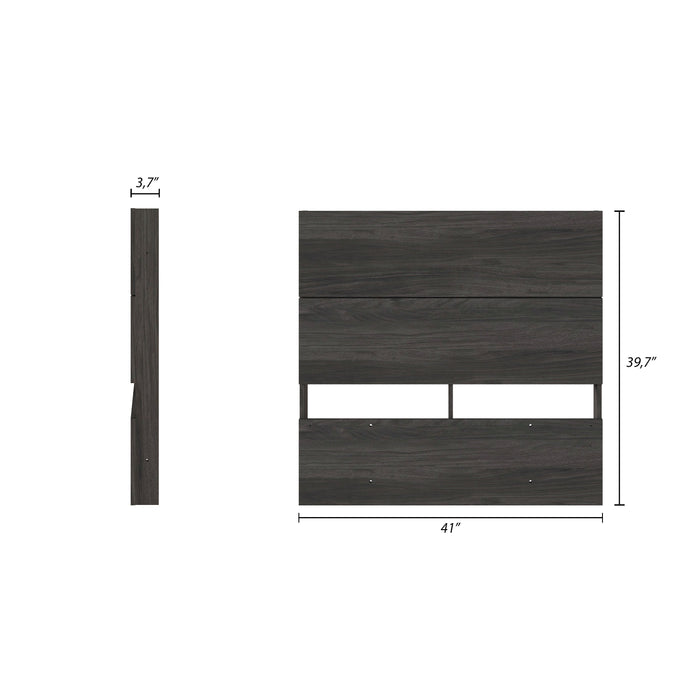 Nordika Twin Panel Headboard - Grey 