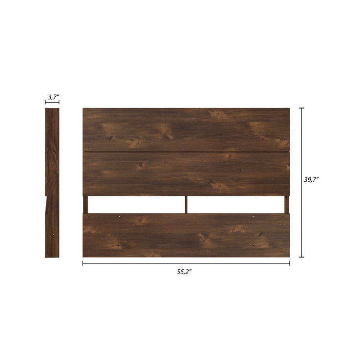 Nordika Full Panel Headboard - Truffle 