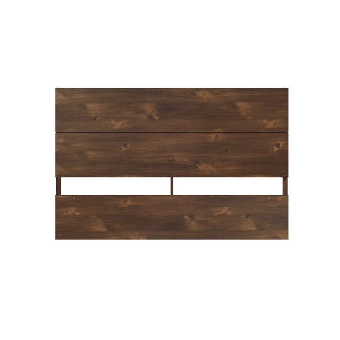 Nordika Queen Panel Headboard - Truffle 
