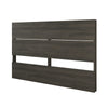 Nordika Queen Panel Headboard - Bark Grey 