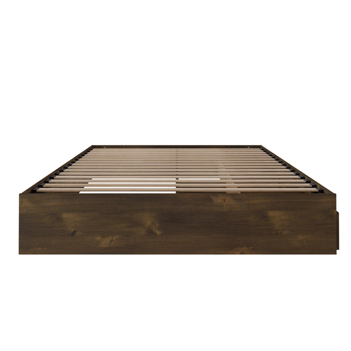Nordika Full Platform Bed - Truffle 