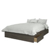 Nordika Full Platform Bed - Bark Grey 