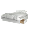 Nordika Queen Platform Bed - White 