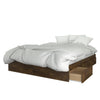 Nordika Queen Platform Bed - Truffle 
