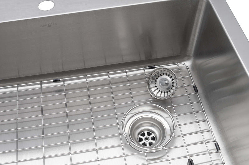 Ancona Valencia Series 33\" Dual Mount Kitchen Sink - AN-3334