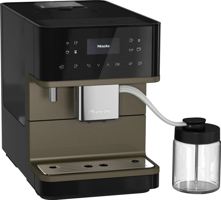 Miele CM 6360 Milk Perfection Obsidian Black With Bronze Pearl Finish Espresso Machine 