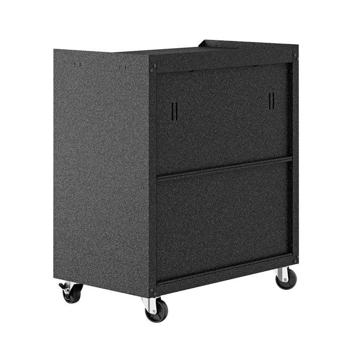 Fortress 31.5\" Mobile Garage Cabinet with Shelves 