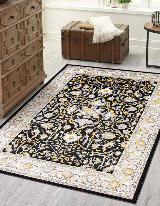 Legacy Black Machine Washable Area Rug - 8'0\" x 10'0\"