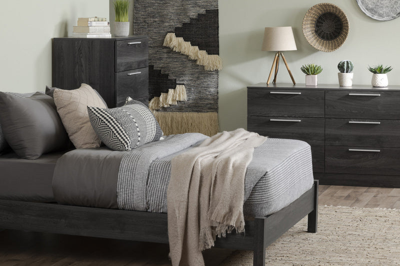 Step One Essential 5-drawer Chest - Gray Oak 