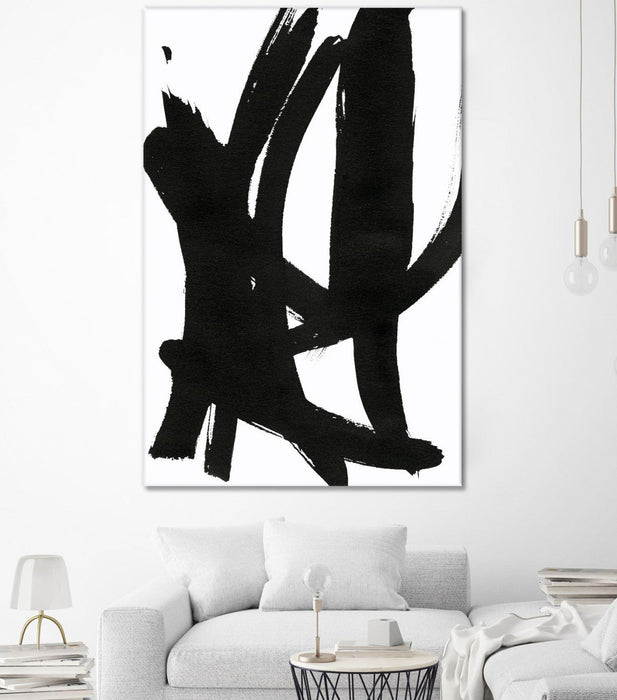 \"Composition In Black And White 7\" Giant Art 84x54 Wall Art