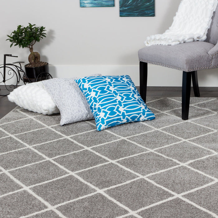 Lav Lat Basics 5x8 Area Rug