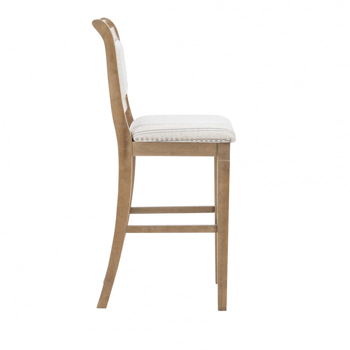 Emmy Fabric Barstool - Grey