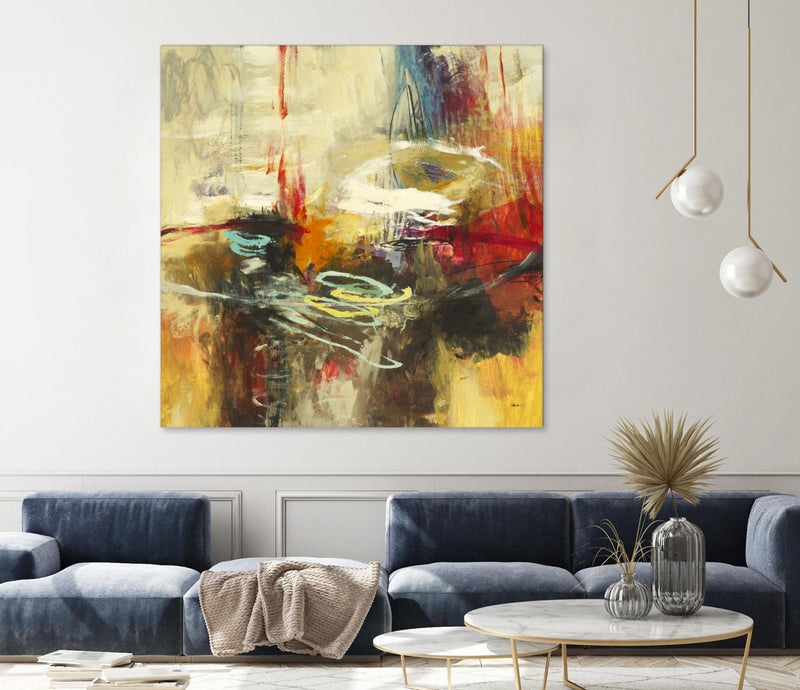 \"Instictual Beauty Ii\" Giant Art 72x72 Wall Art