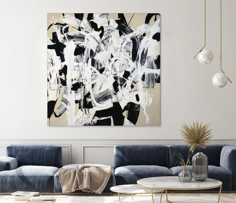 \"Talking Out Of Both Sides\" Giant Art 72x72 Wall Art