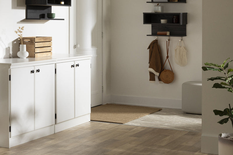 Morgan Small 2-door Storage Cabinet - Pure White 