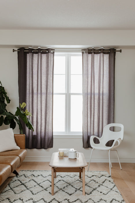 Umbra Ella Nickel Steel Expandable 1\" Curtain Rod - 72\"-144\" 