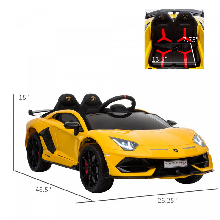 Aosom Compatible 12v Battery Powered Ride-On Kids Electric Ride On Car Toy With Parental Remote Cont