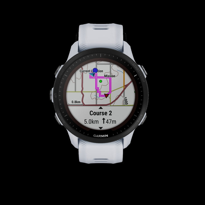 Garmin Forerunner® 955 Solar Gps Smartwatch - Fitness Tracking With Solar Charging - Whitestone