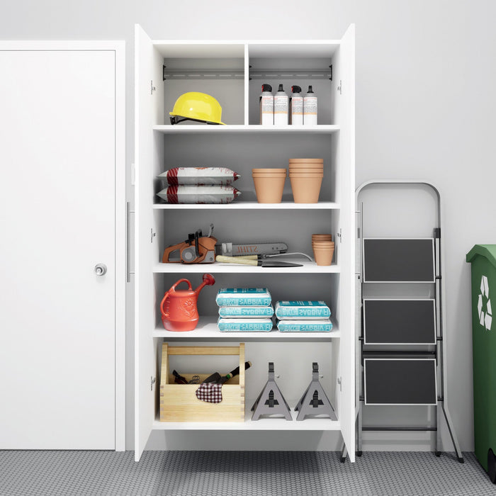 Hangups 36-inch Garage Storage Cabinet - White 