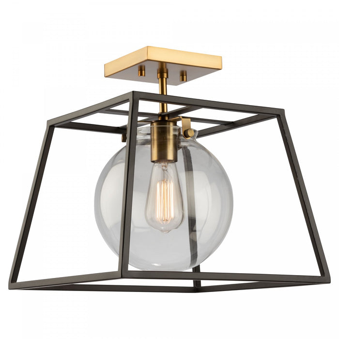 Bridegtown 1-Light Semi-Flush Mount 