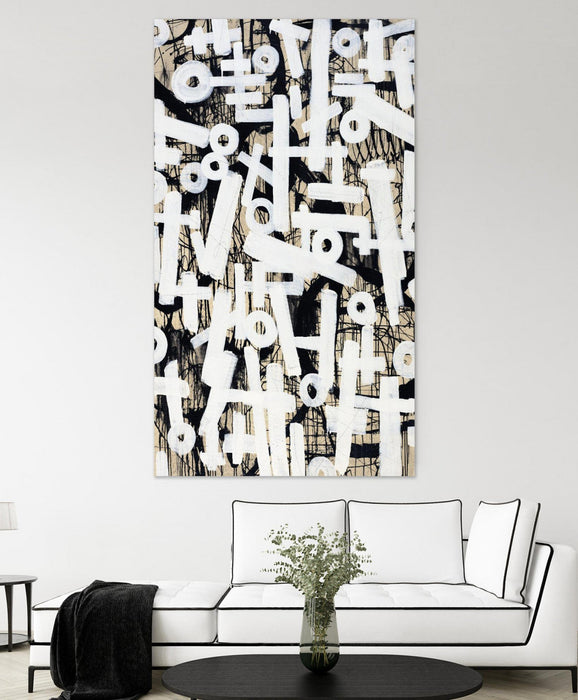 \"Strapped I\" Giant Art 84x48 Wall Art