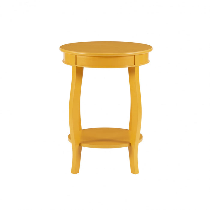 Rainbow Chairside Table - Yellow