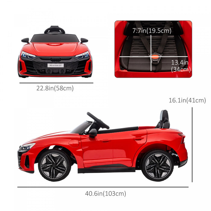 Aosom Electric Powered Ride-On Car With Remote Control, 12v 3.1 Mph Kids Ride-on Toy For Boys And Gi