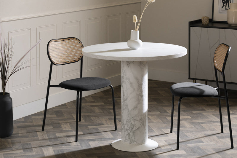 Hype Black Natural Rattan Dining Chair - Set of 2